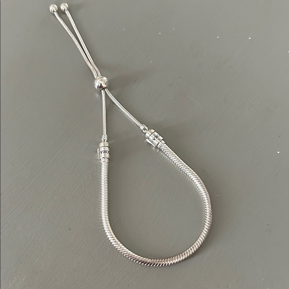 Pandora Snake Chain Slider Bracelet